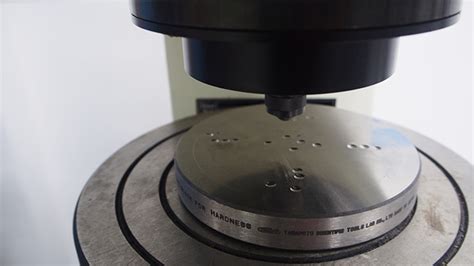 ball indentation hardness test|metal dented after hardness test.